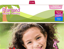 Tablet Screenshot of pearlandkidsteeth.com